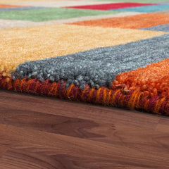 Gabbeh 305 – boho, 100% wolle, weicher Teppich