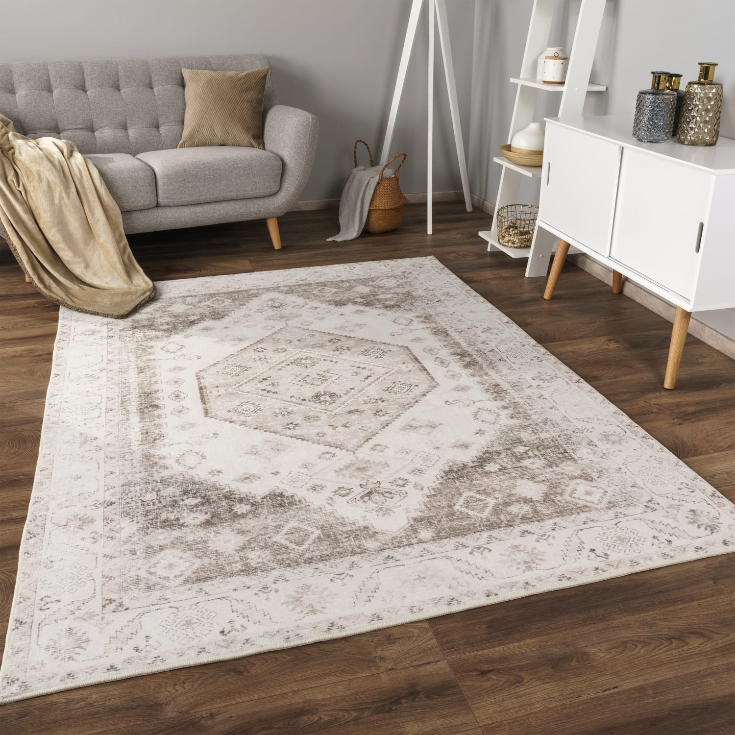 Cambridge 463 – boho, pflegeleicht, weicher Teppich