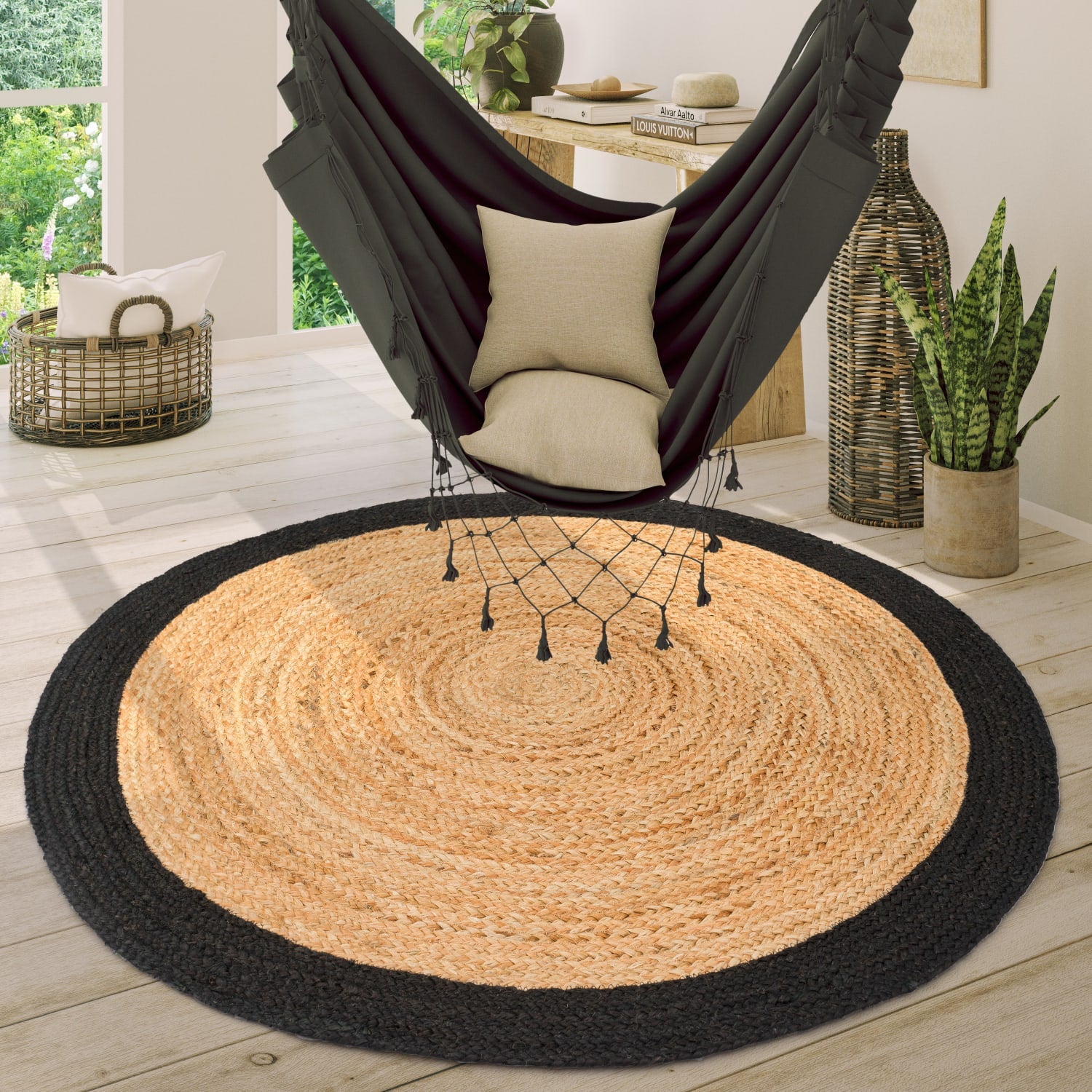 Viborg 594 – klassisch, pflegeleicht, 100% jute, flacher Teppich