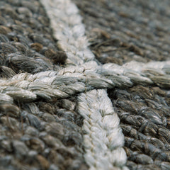Skive 685 – minimalistisch, 100% jute, weicher Teppich