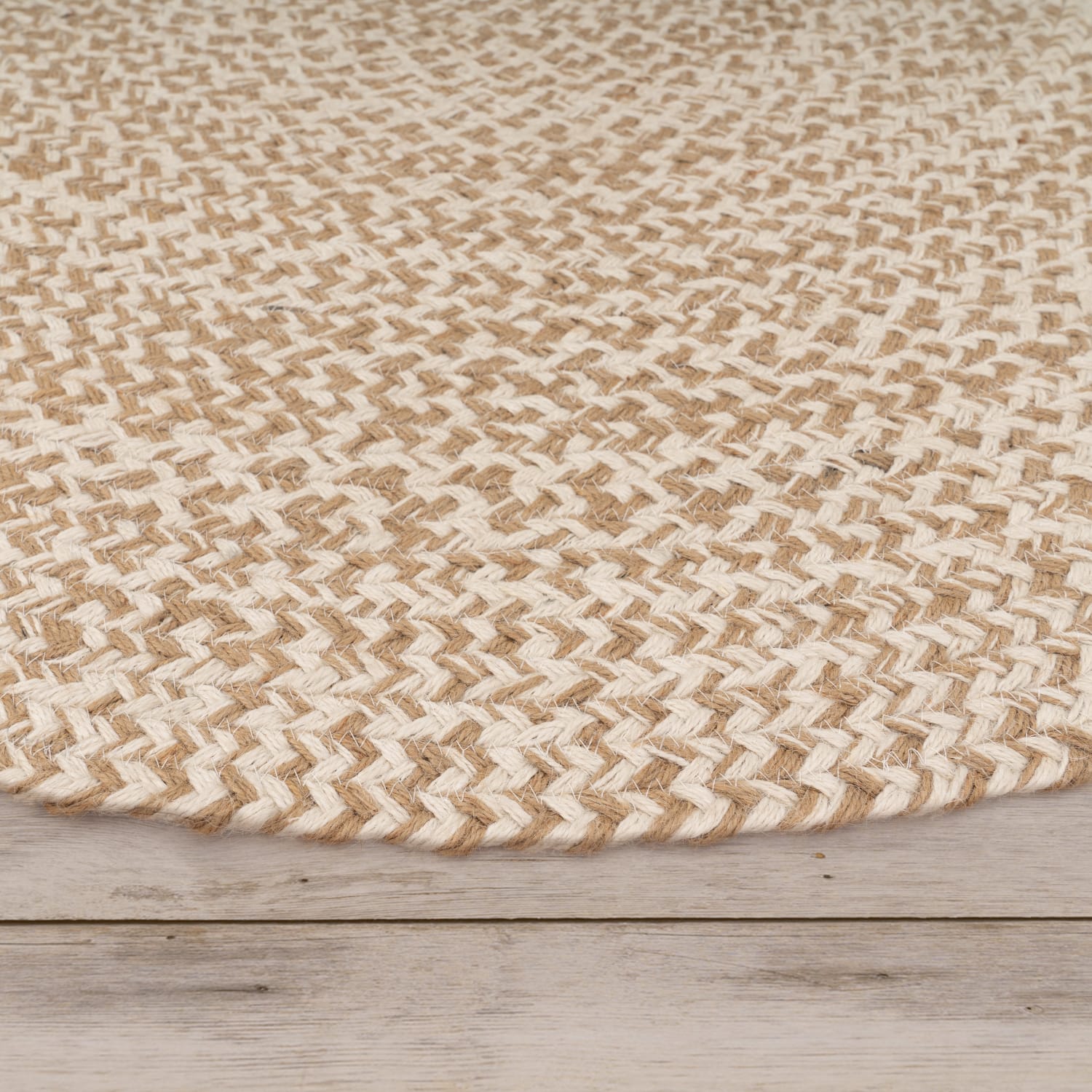 Viborg 595 – modern, pflegeleicht, 100% jute, flacher Teppich