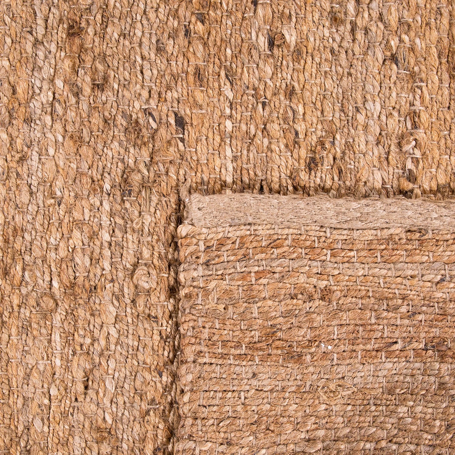Skive 689 – modern, 100% jute, weicher Teppich