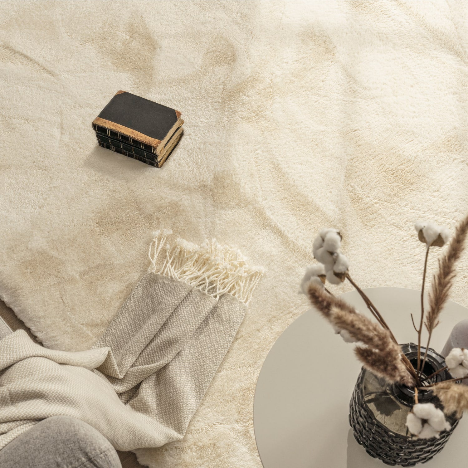 Rabbit deluxe 860 – skandinavisch, pflegeleicht, sehr weicher Teppich