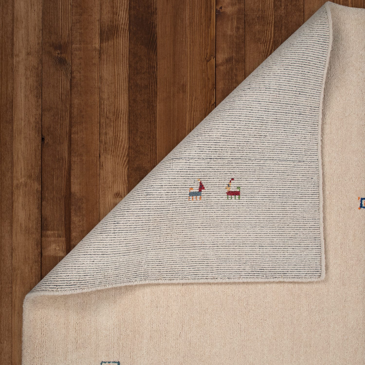 Gabbeh 312 – vintage, 100% wolle, weicher Teppich