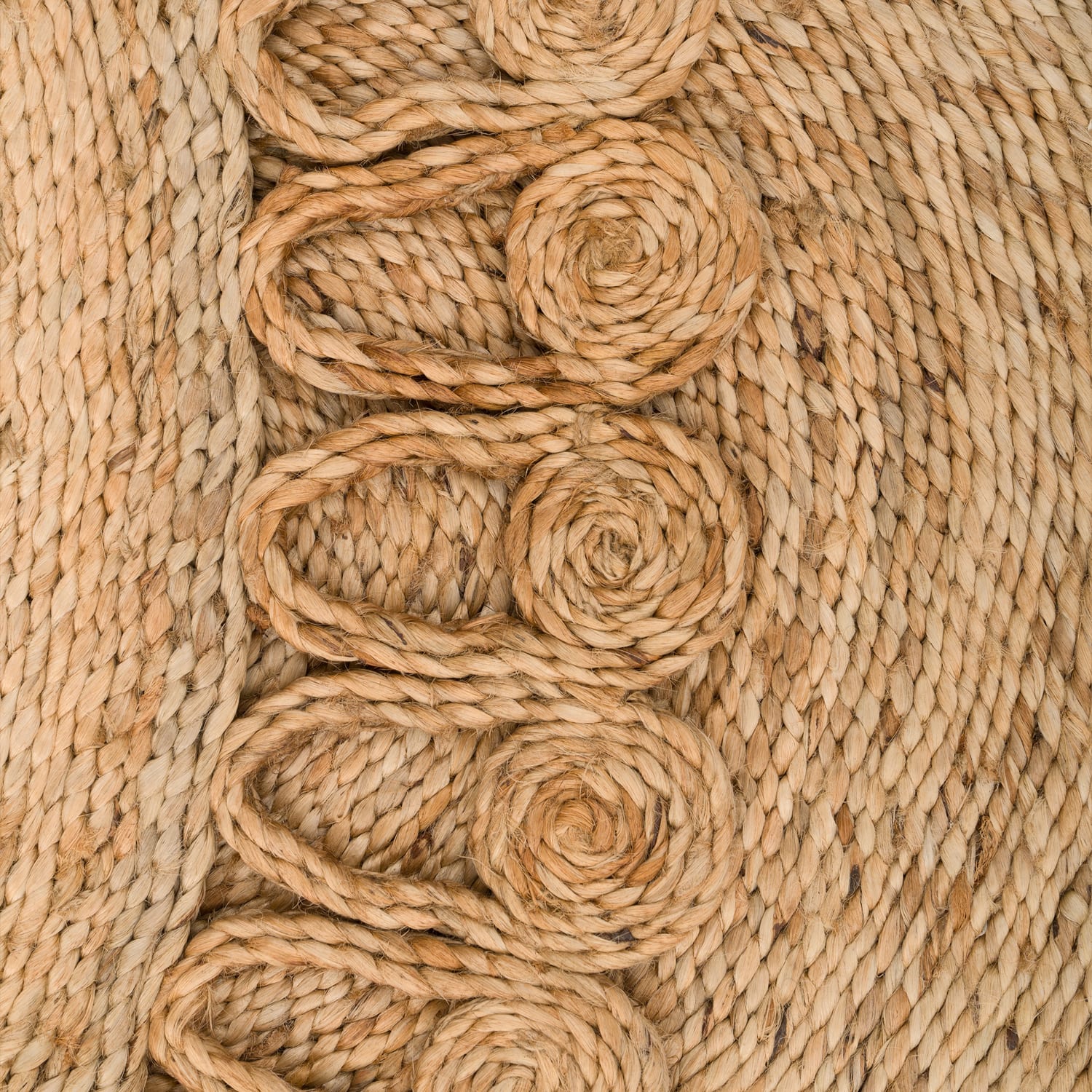 Viborg 597 – klassisch, 100% jute, flacher Teppich
