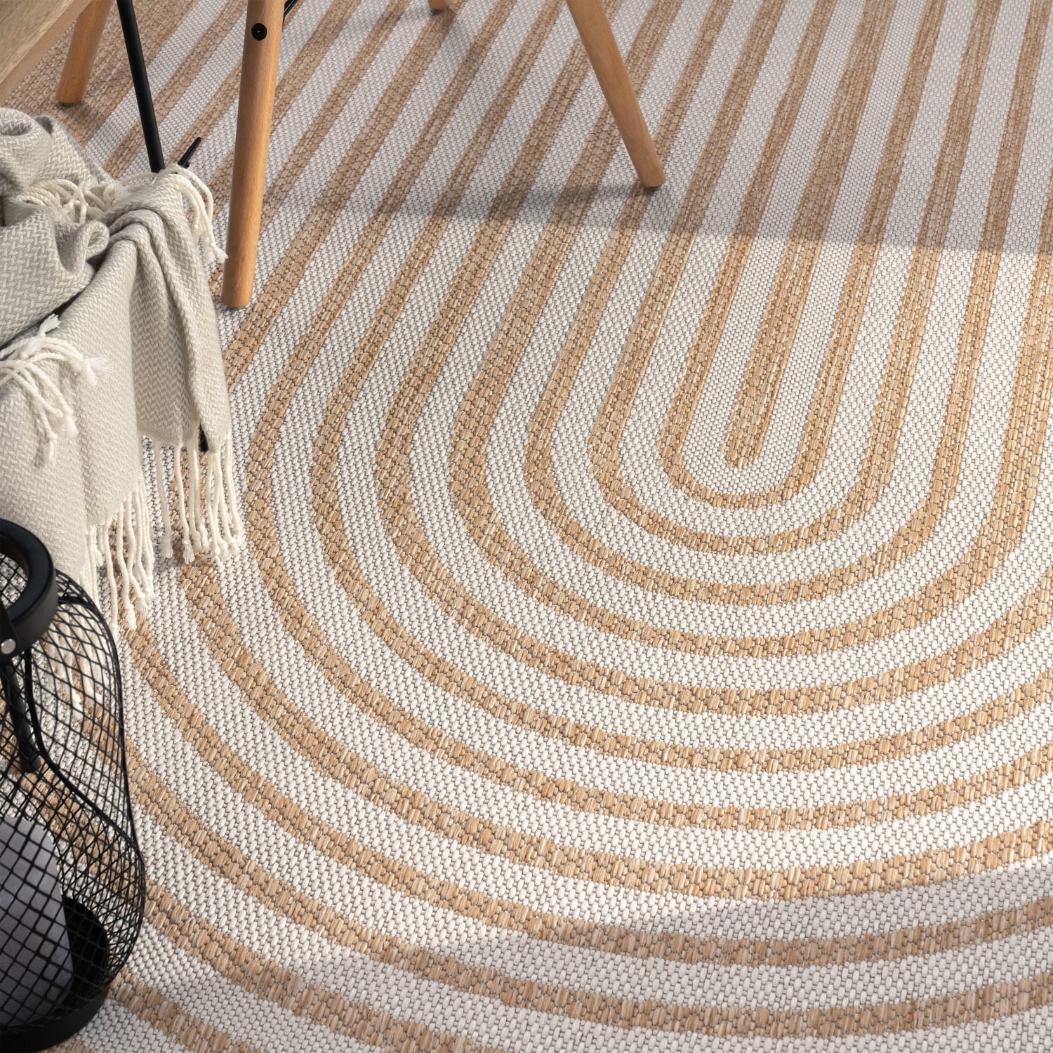 Illusion 328 – vintage, pflegeleicht, flacher Teppich