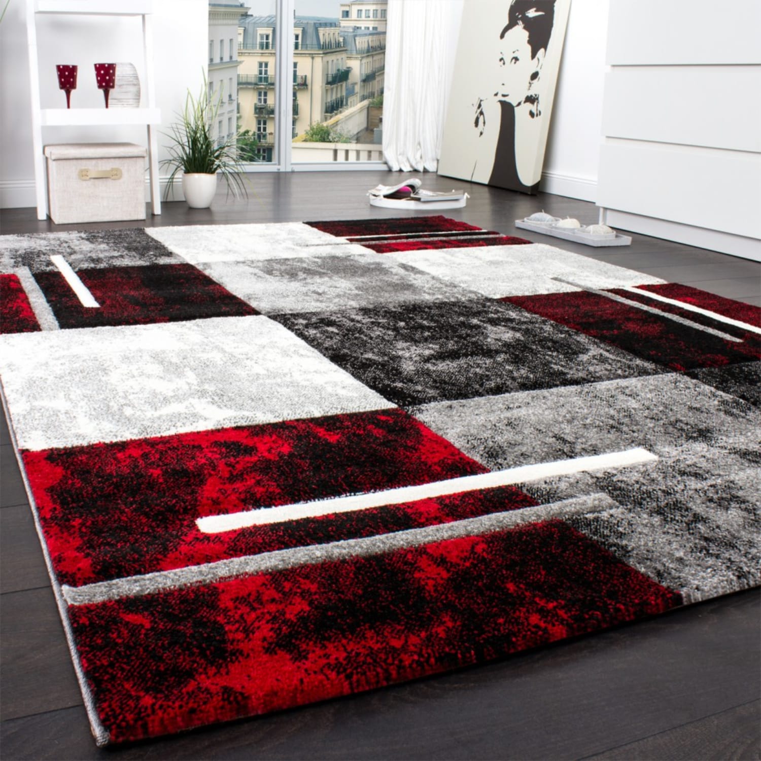 Diamond 663 – boho, weicher Teppich