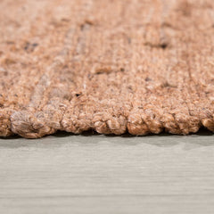 Skive 689 – modern, 100% jute, weicher Teppich