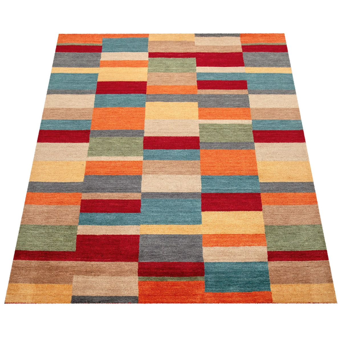 Gabbeh 305 – boho, 100% wolle, weicher Teppich