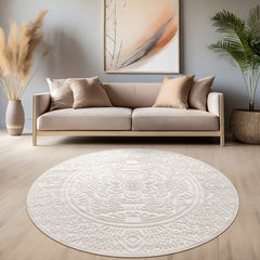 Cotton 232 – boho, pflegeleicht, flacher Teppich