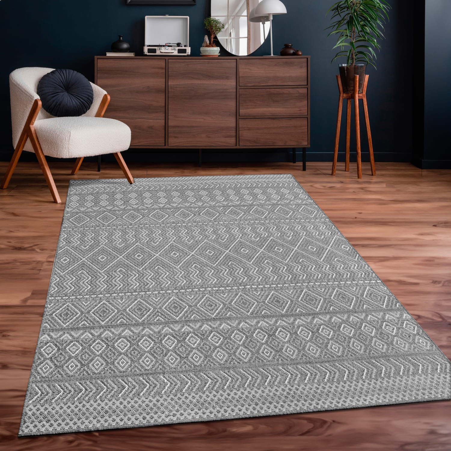 Vermont 190 – minimalistisch, pflegeleicht, flacher Teppich