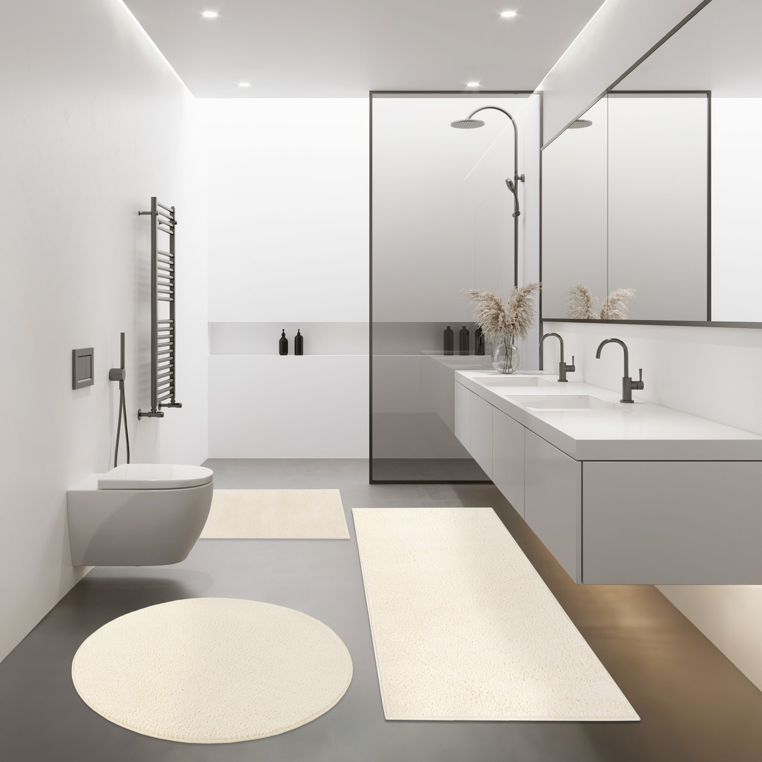 Kanda 360 – minimalistisch, weicher Teppich