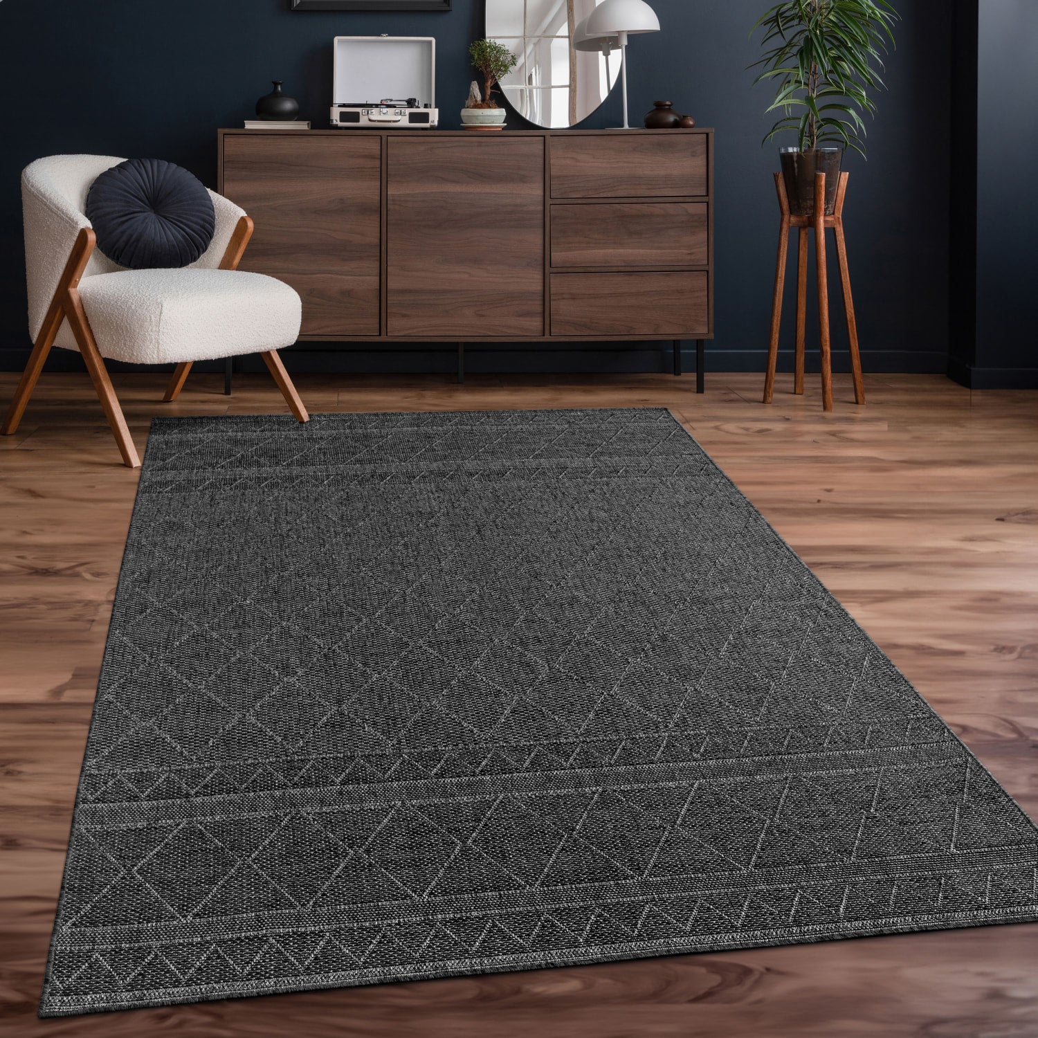 Vermont 191 – modern, pflegeleicht, flacher Teppich