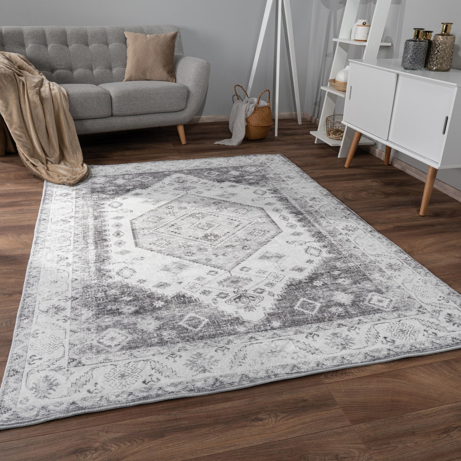 Cambridge 463 – boho, pflegeleicht, weicher Teppich