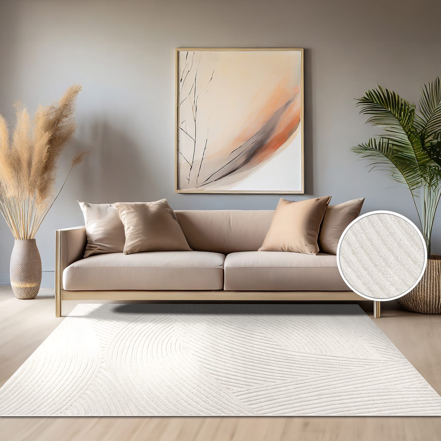 Cotton 235 – modern, pflegeleicht, flacher Teppich