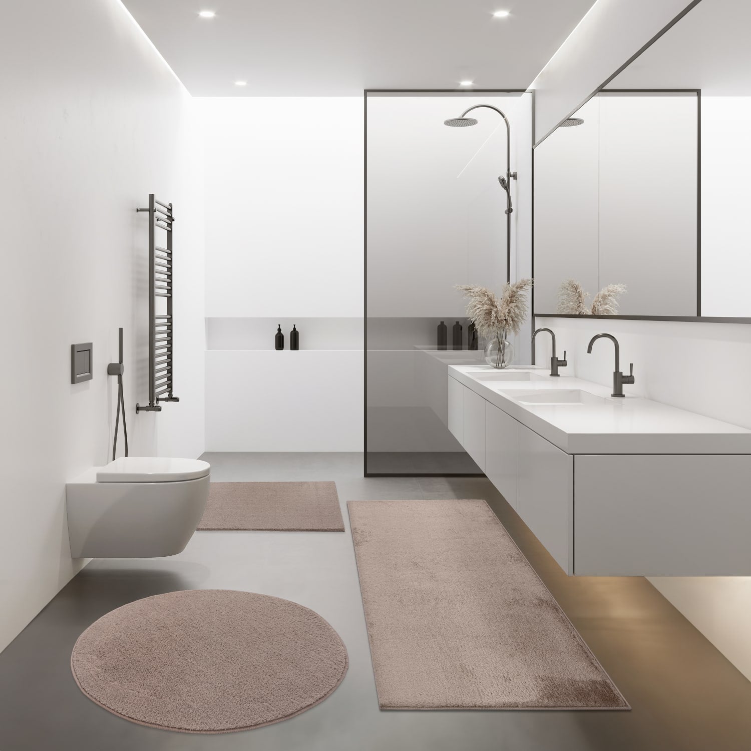 Kanda 360 – minimalistisch, weicher Teppich