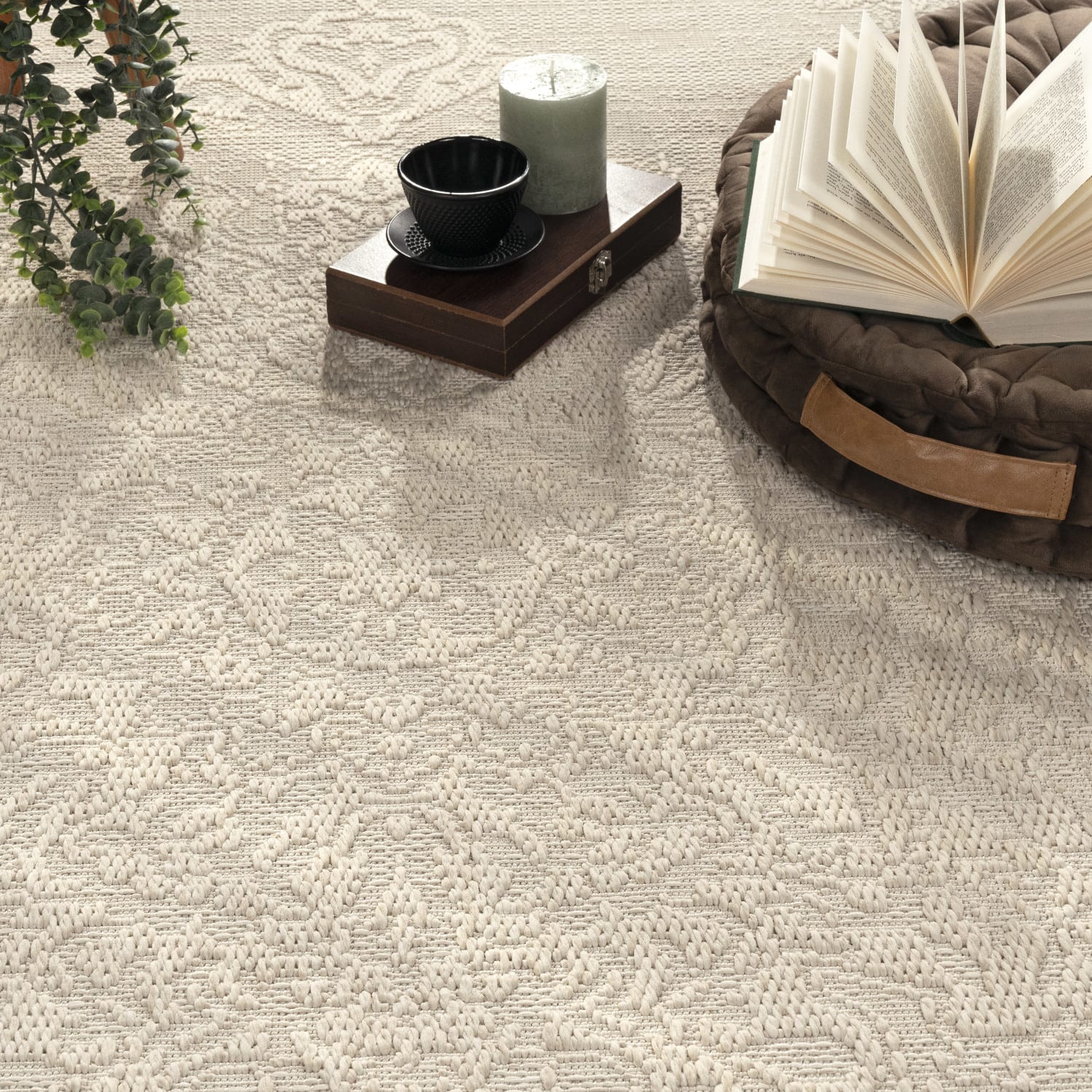 Rimini 412 – vintage, pflegeleicht, flacher Teppich