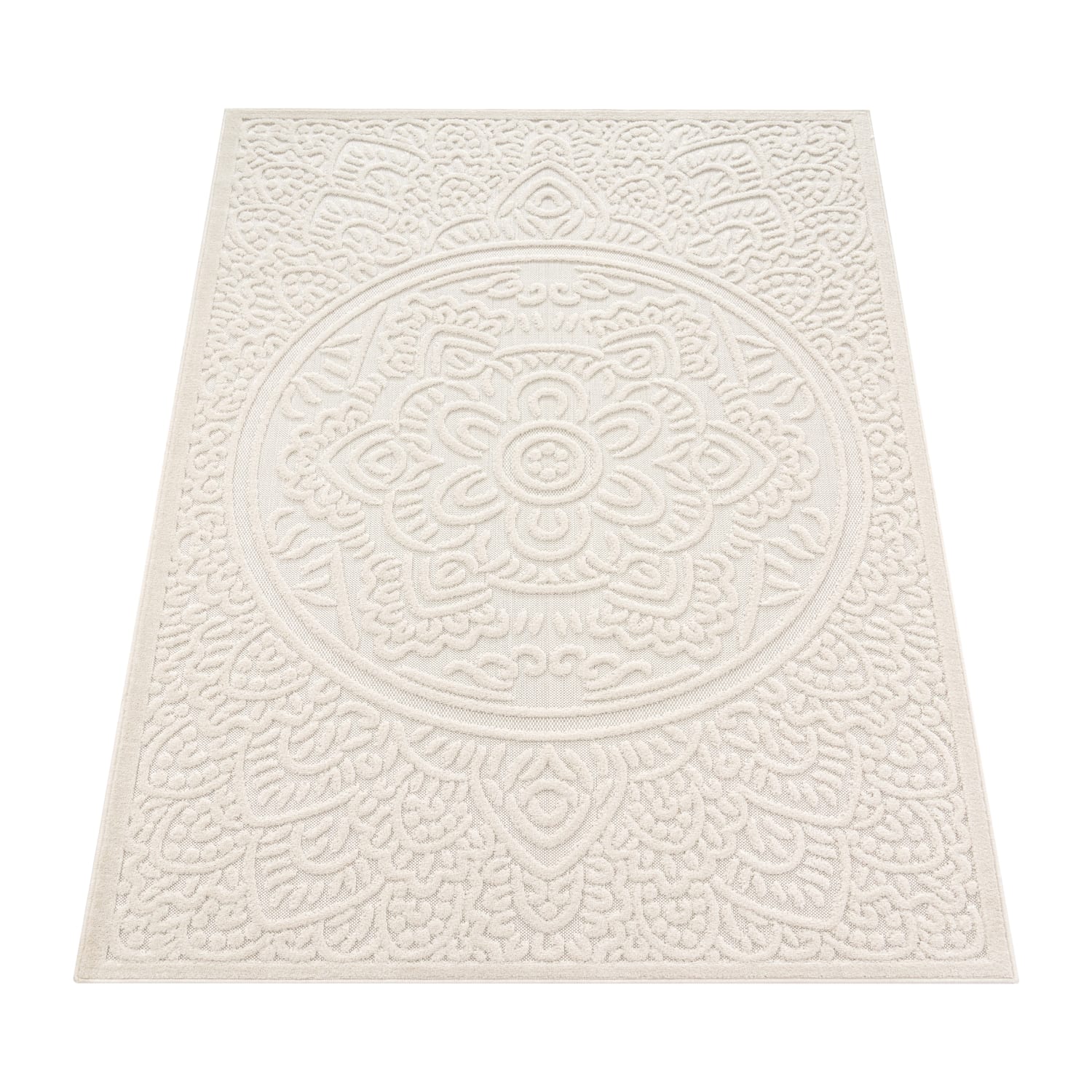Cotton 232 – boho, pflegeleicht, flacher Teppich