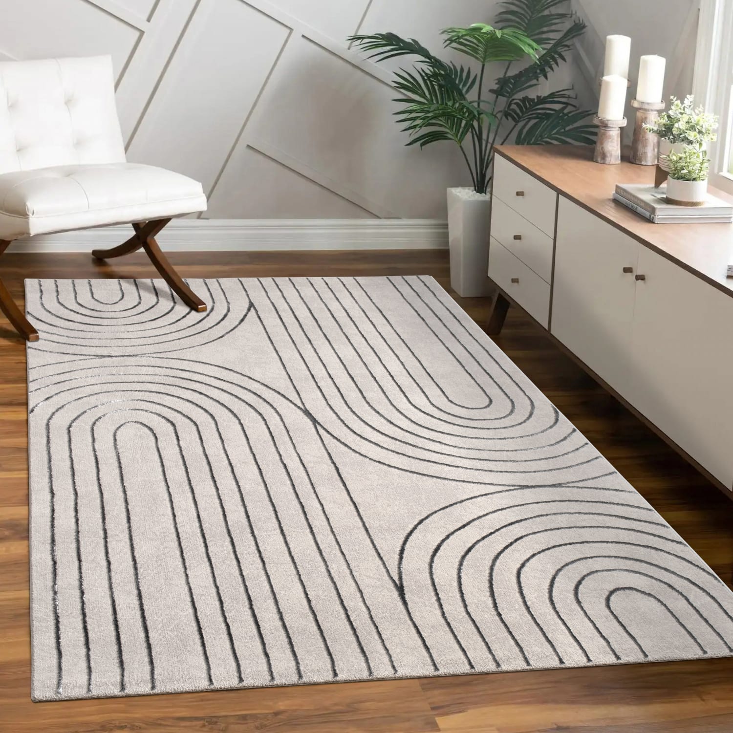 Tuana 215 – minimalistisch, pflegeleicht, weicher Teppich
