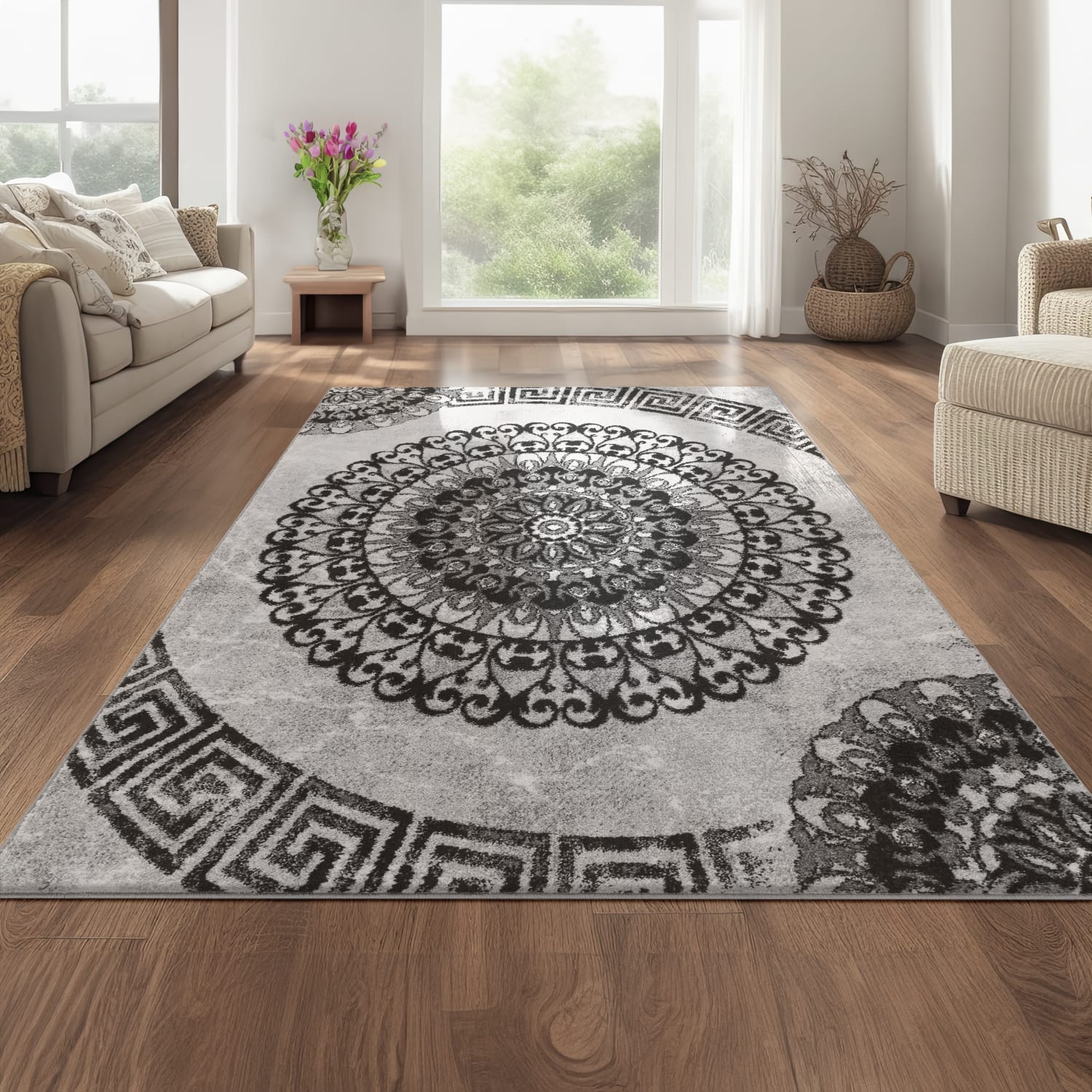 Tibesti 6447 – vintage, weicher Teppich