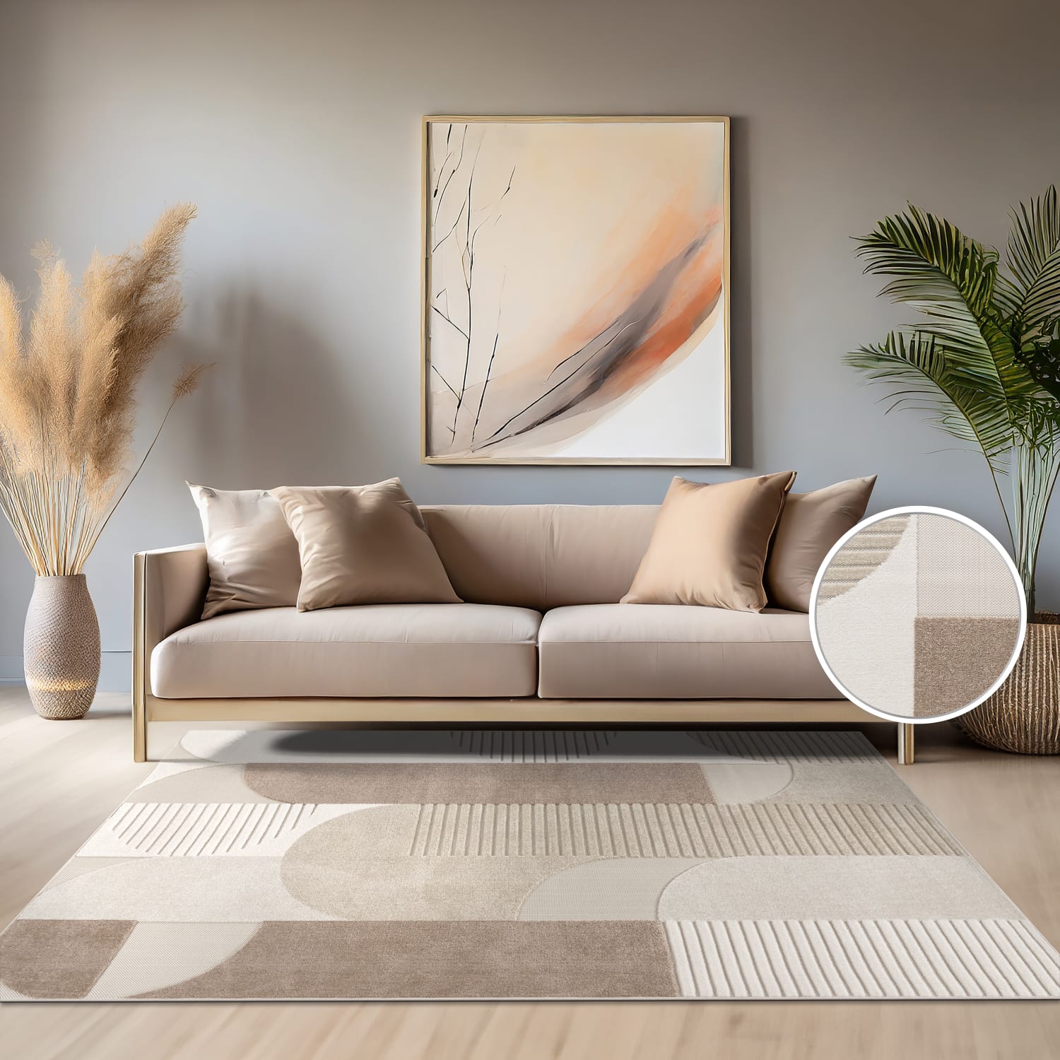 Cotton 239 – modern, pflegeleicht, flacher Teppich