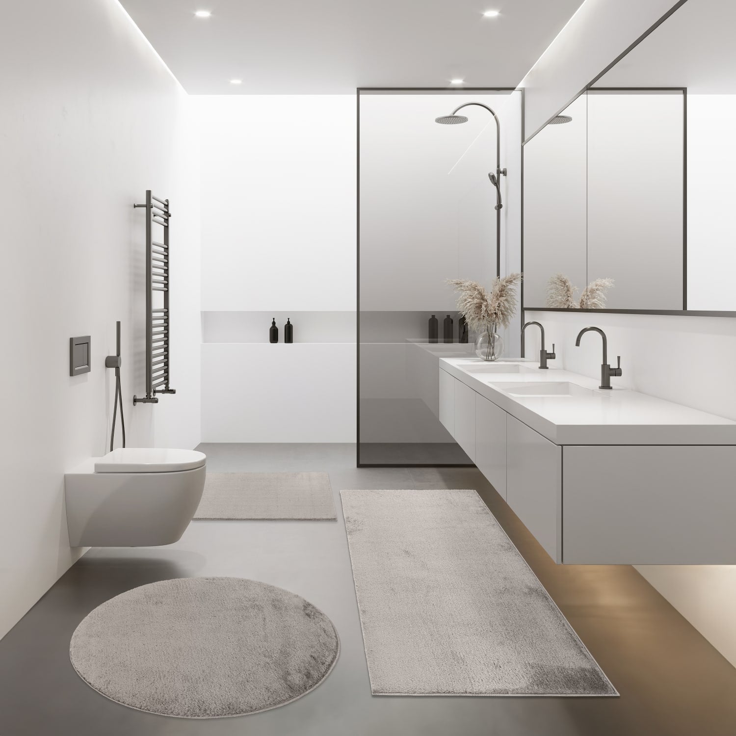Kanda 360 – minimalistisch, weicher Teppich