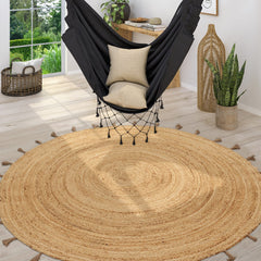 Viborg 599 – modern, pflegeleicht, 100% jute, flacher Teppich
