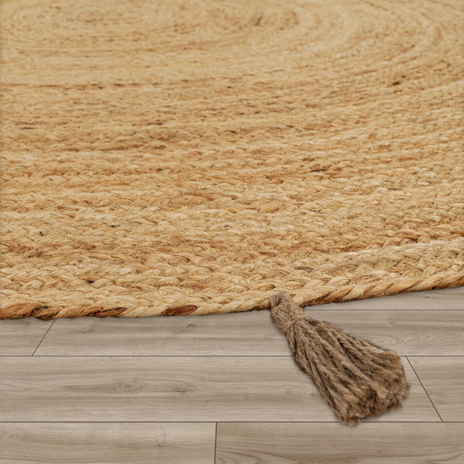 Viborg 599 – modern, pflegeleicht, 100% jute, flacher Teppich