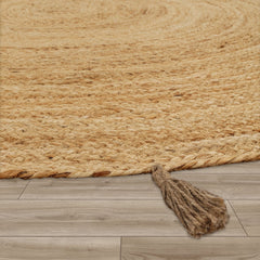 Viborg 599 – modern, pflegeleicht, 100% jute, flacher Teppich