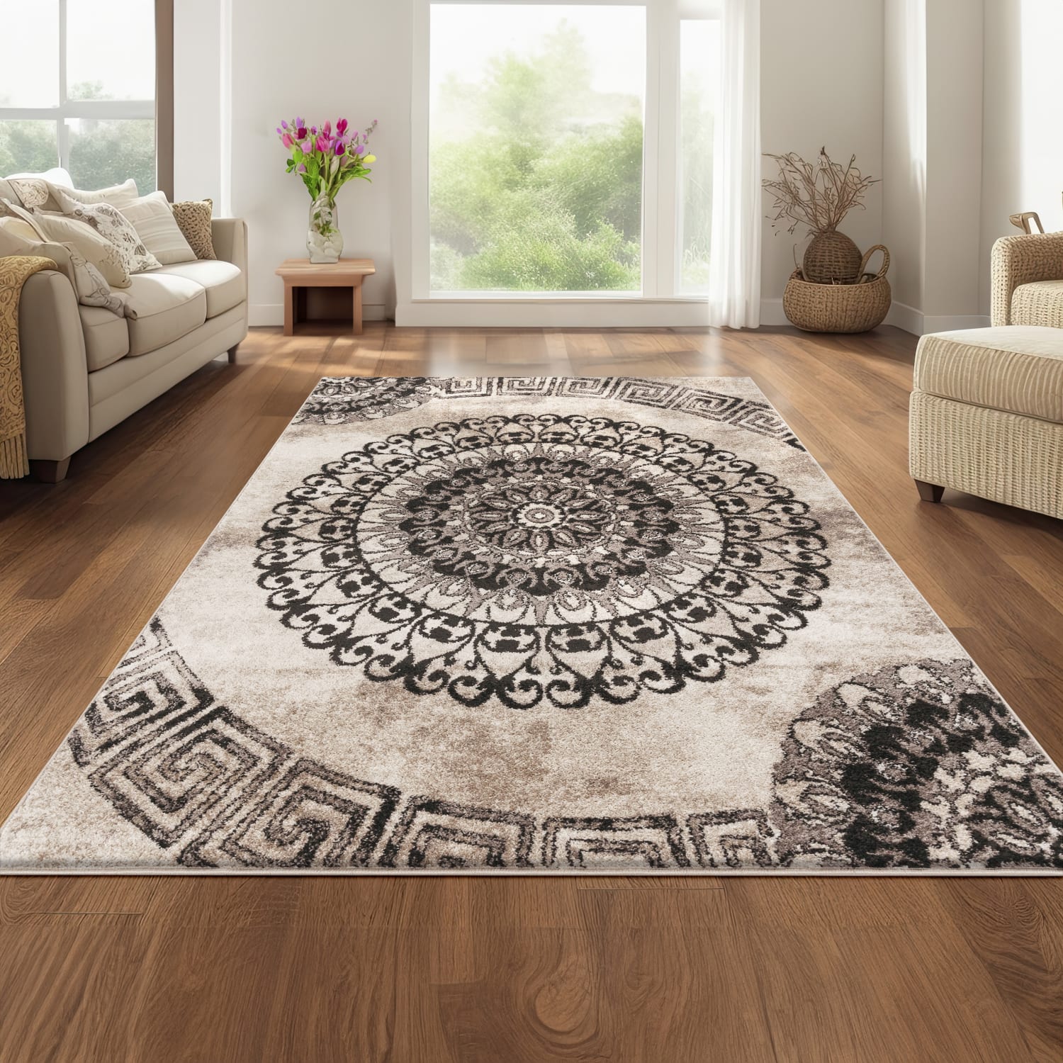 Tibesti 6447 – vintage, weicher Teppich