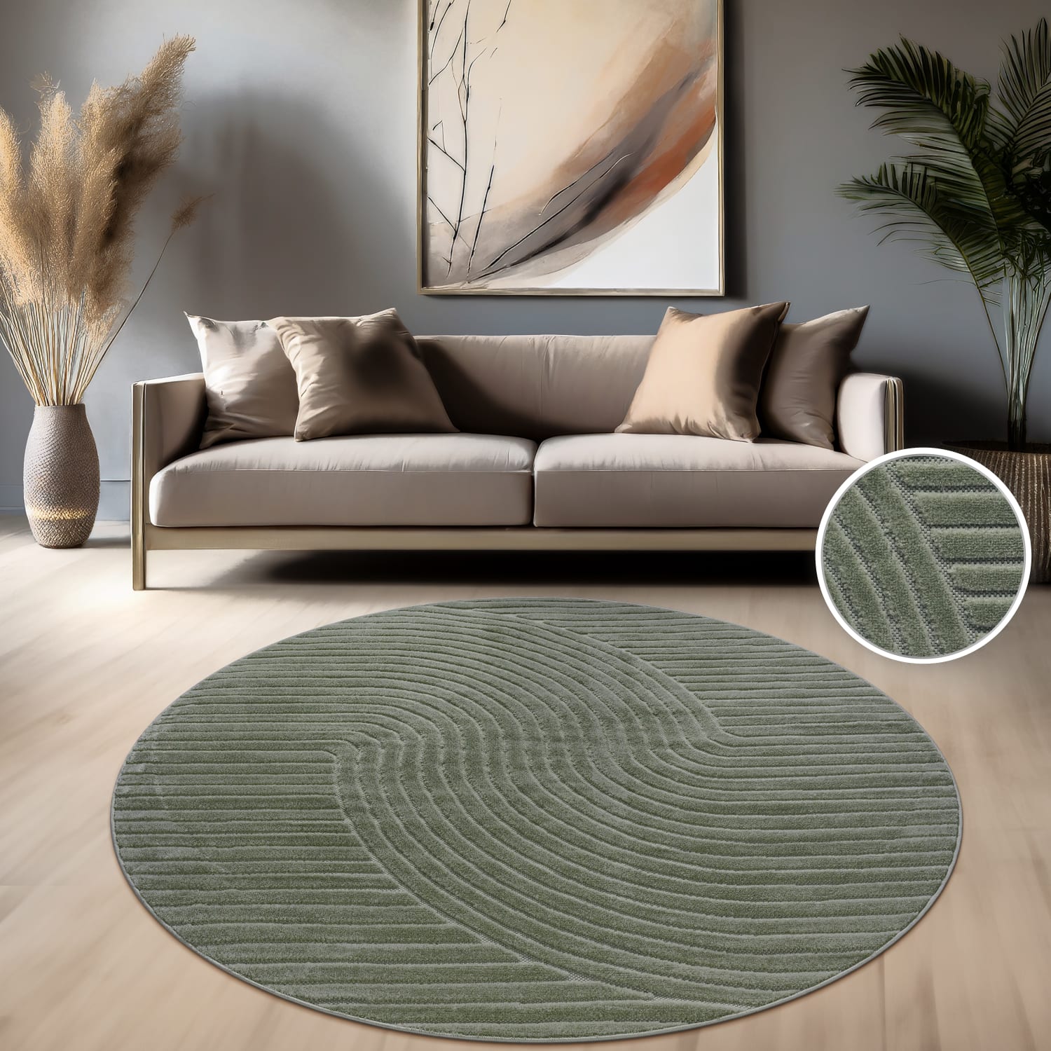 Cotton 233 – modern, pflegeleicht, flacher Teppich