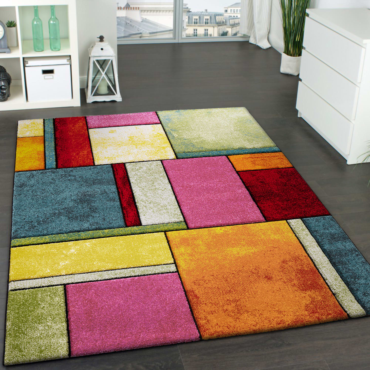 Brilliance 661 – boho, pflegeleicht, weicher Teppich