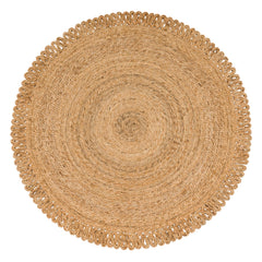 Viborg 596 – zeitlos, 100% jute, flacher Teppich