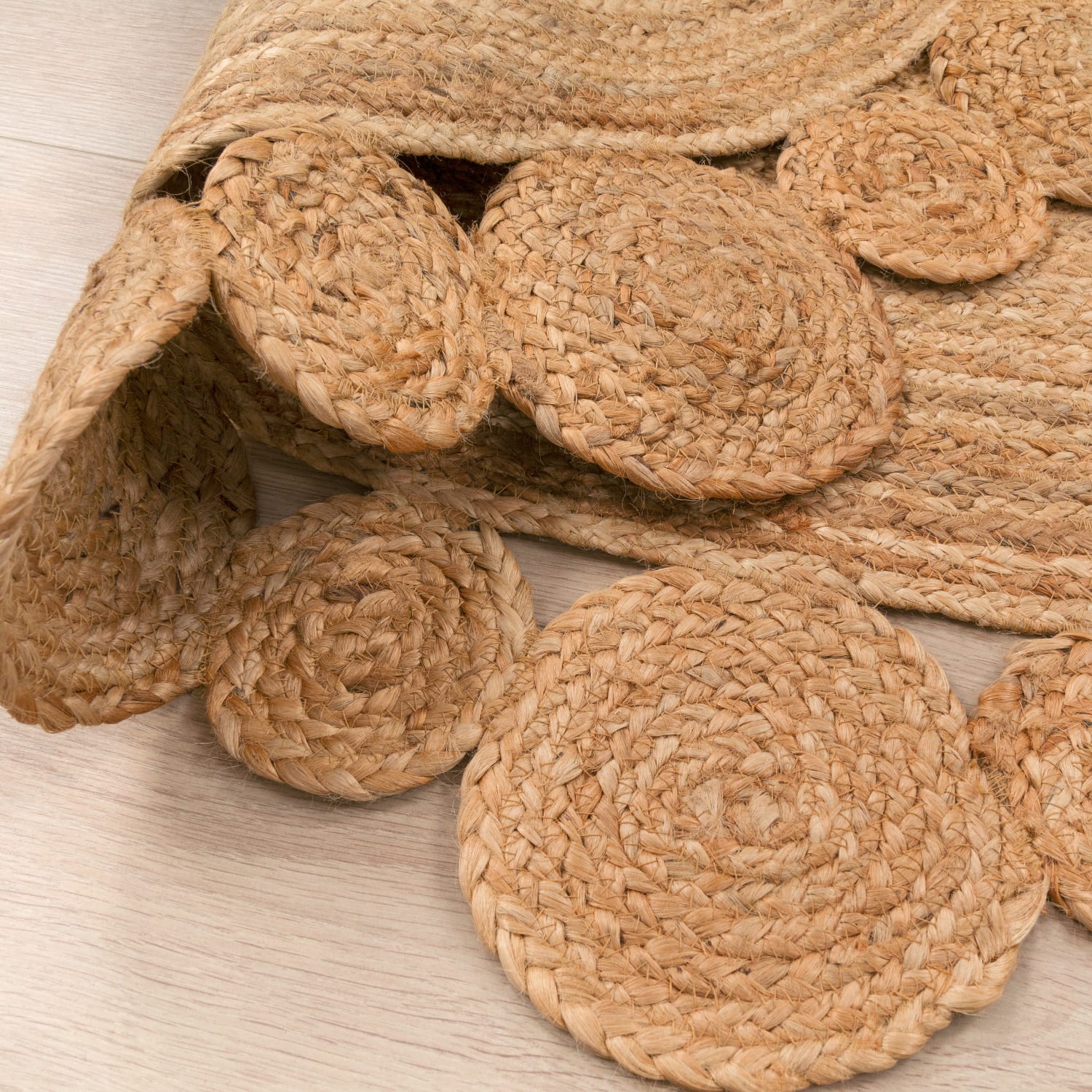 Viborg 592 – zeitlos, pflegeleicht, 100% jute, flacher Teppich