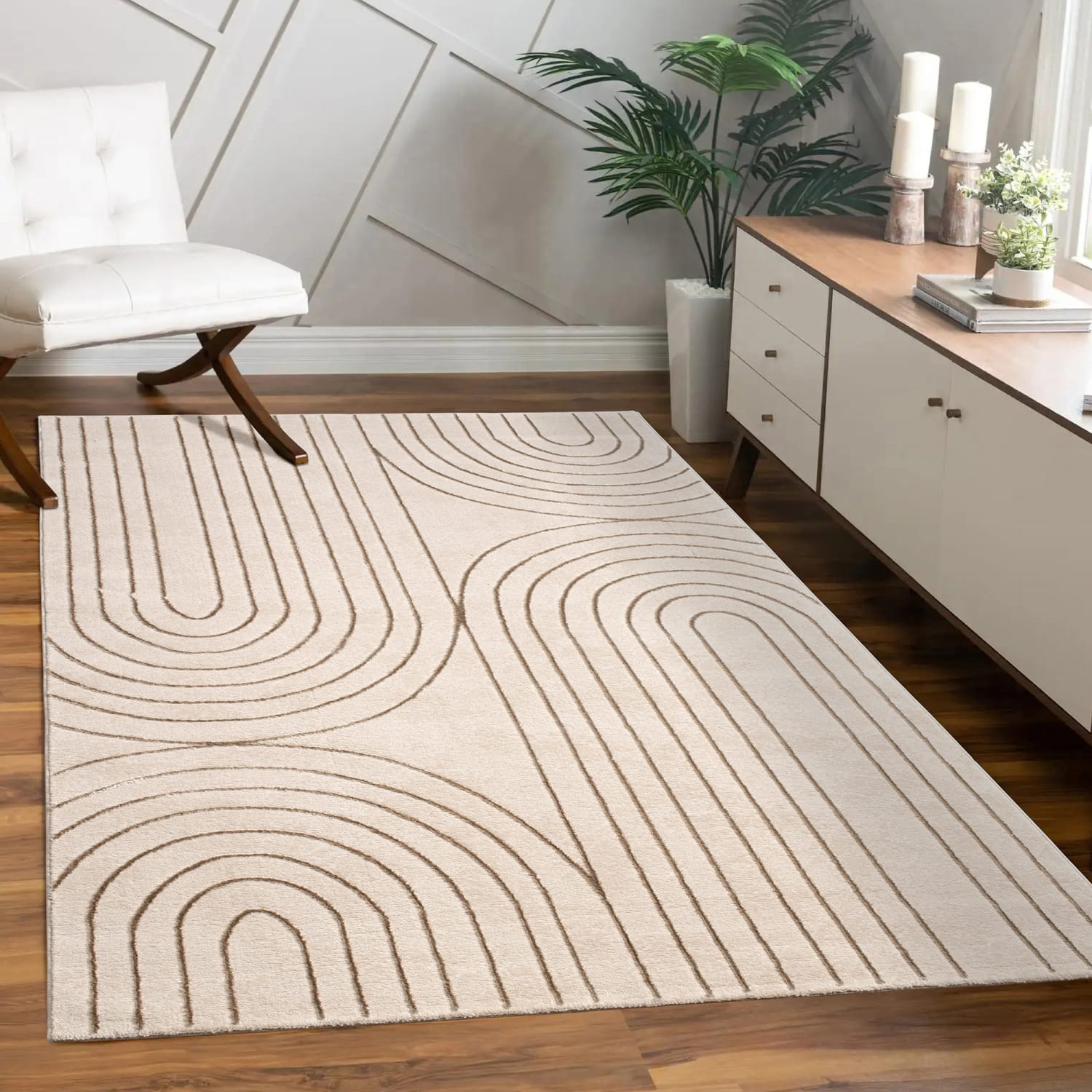 Tuana 215 – minimalistisch, pflegeleicht, weicher Teppich
