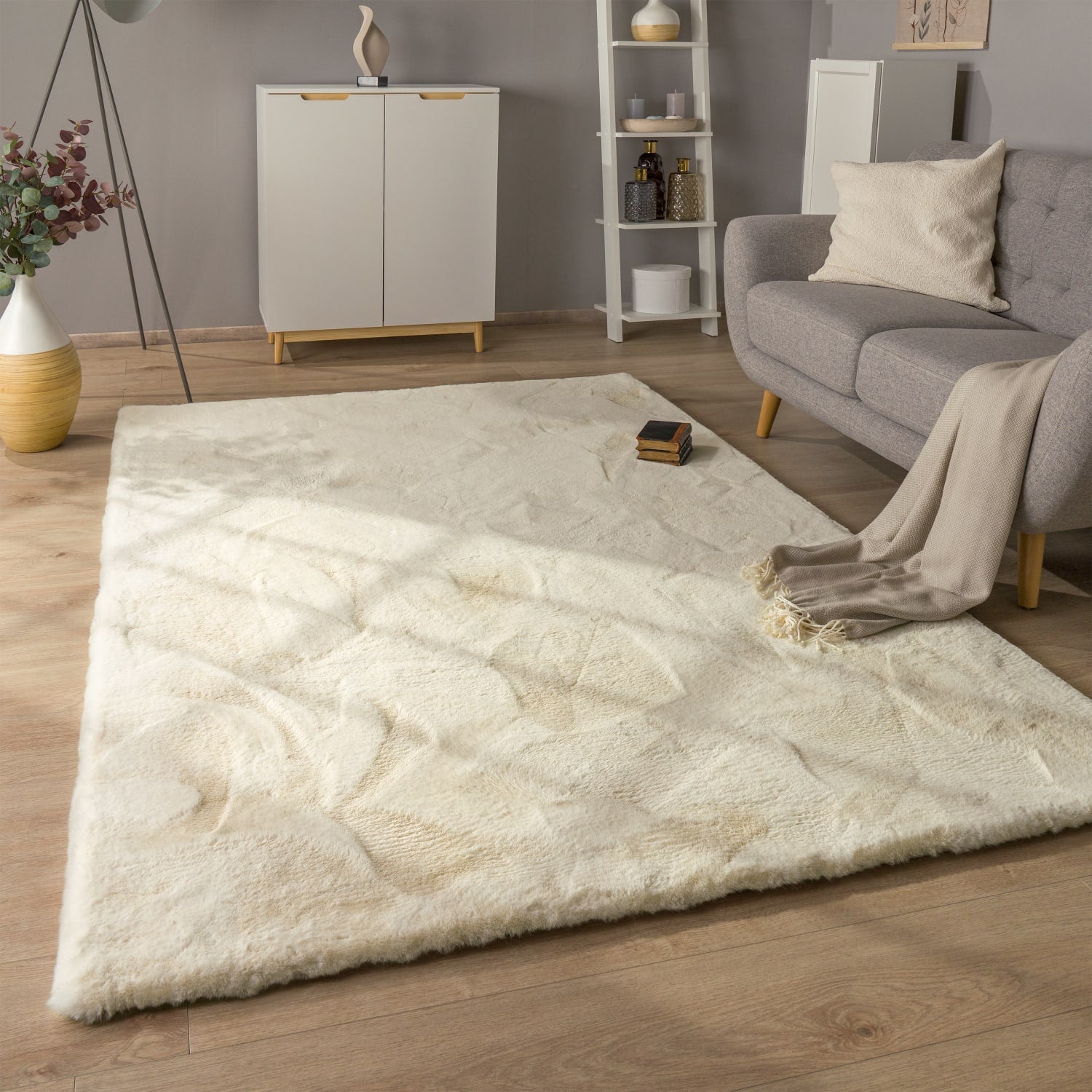 Rabbit deluxe 860 – skandinavisch, pflegeleicht, sehr weicher Teppich